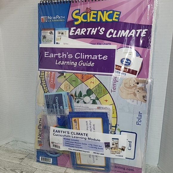 NewPath Learning Earth's Climate Laminated Double-Sided Write-On/Wipe-Off Charts - Picture 2 of 6